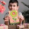 Mother’s Day Card Making Kit for Kids – 24 Sets DIY Flower Greeting Cards with Pom-Poms, Straws & Stickers, Spring Craft Activity for Classroom, School & Home Gifts for Mom